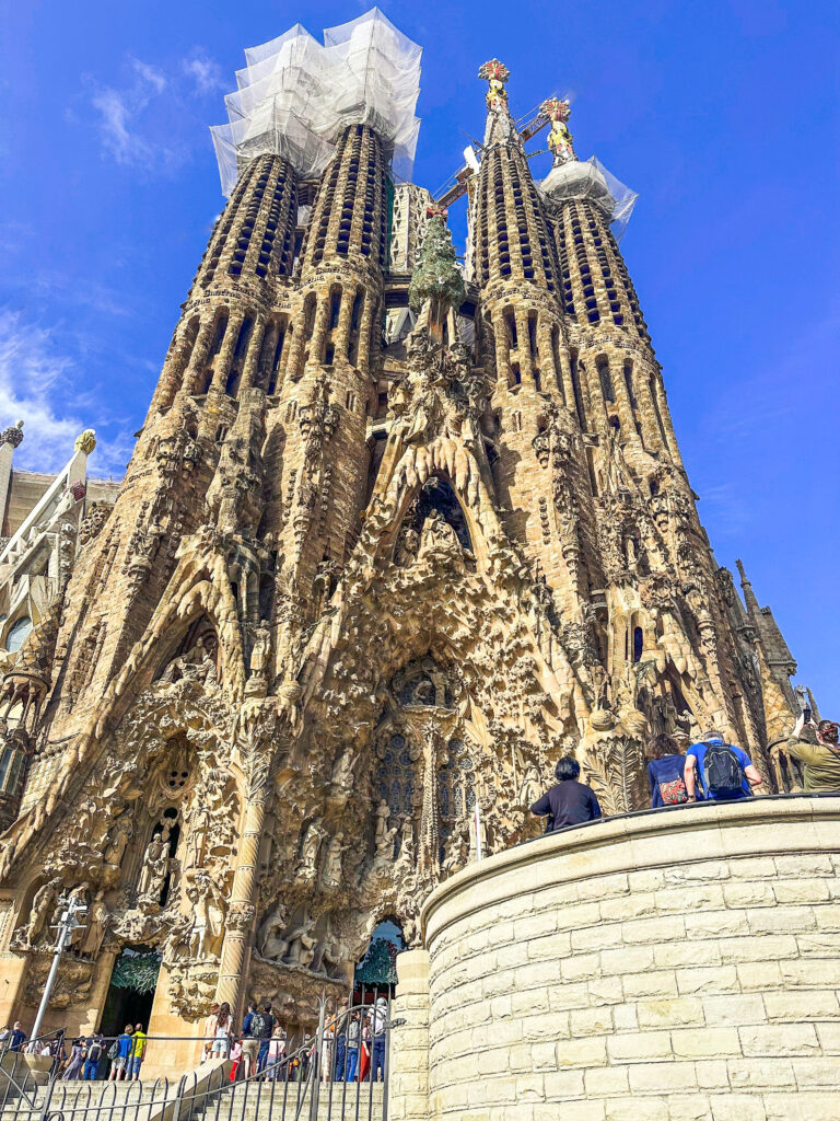 Weekend Travel To Barcelona. Sagrada Familia In Barcelona.