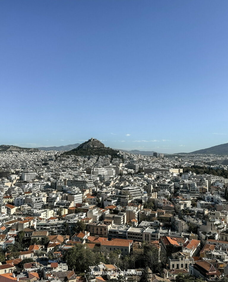 View of Mount Lycabettus In Athens